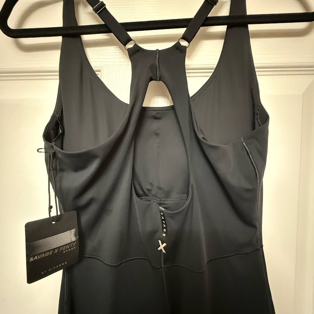 NWT Savage X Fenty Bond Babe Black Jumpsuit | Large - Picture 4 of 7